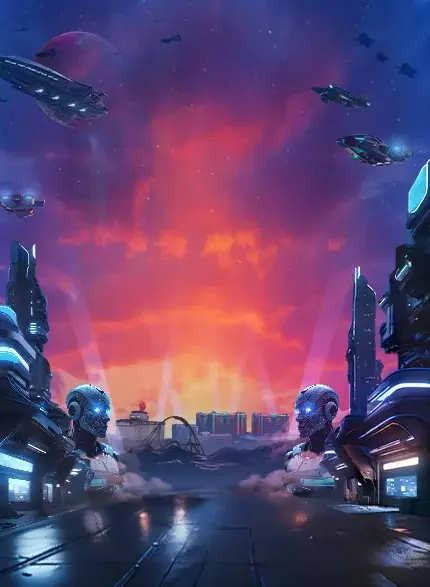 Futuristic space background