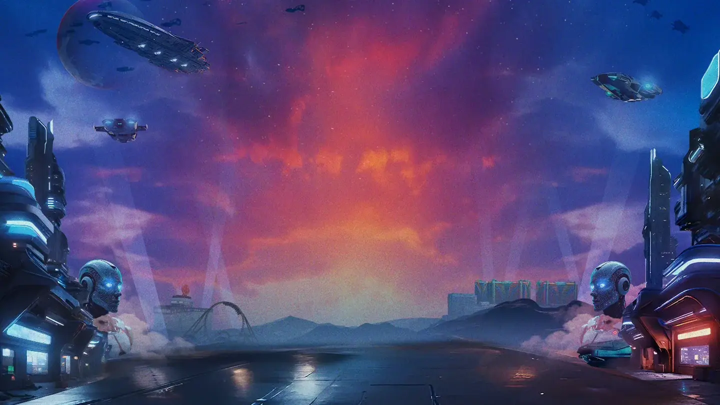 Futuristic space background
